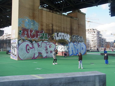 Graffiti Bombing - Photo by staubsauger - alf21, lotur, wet