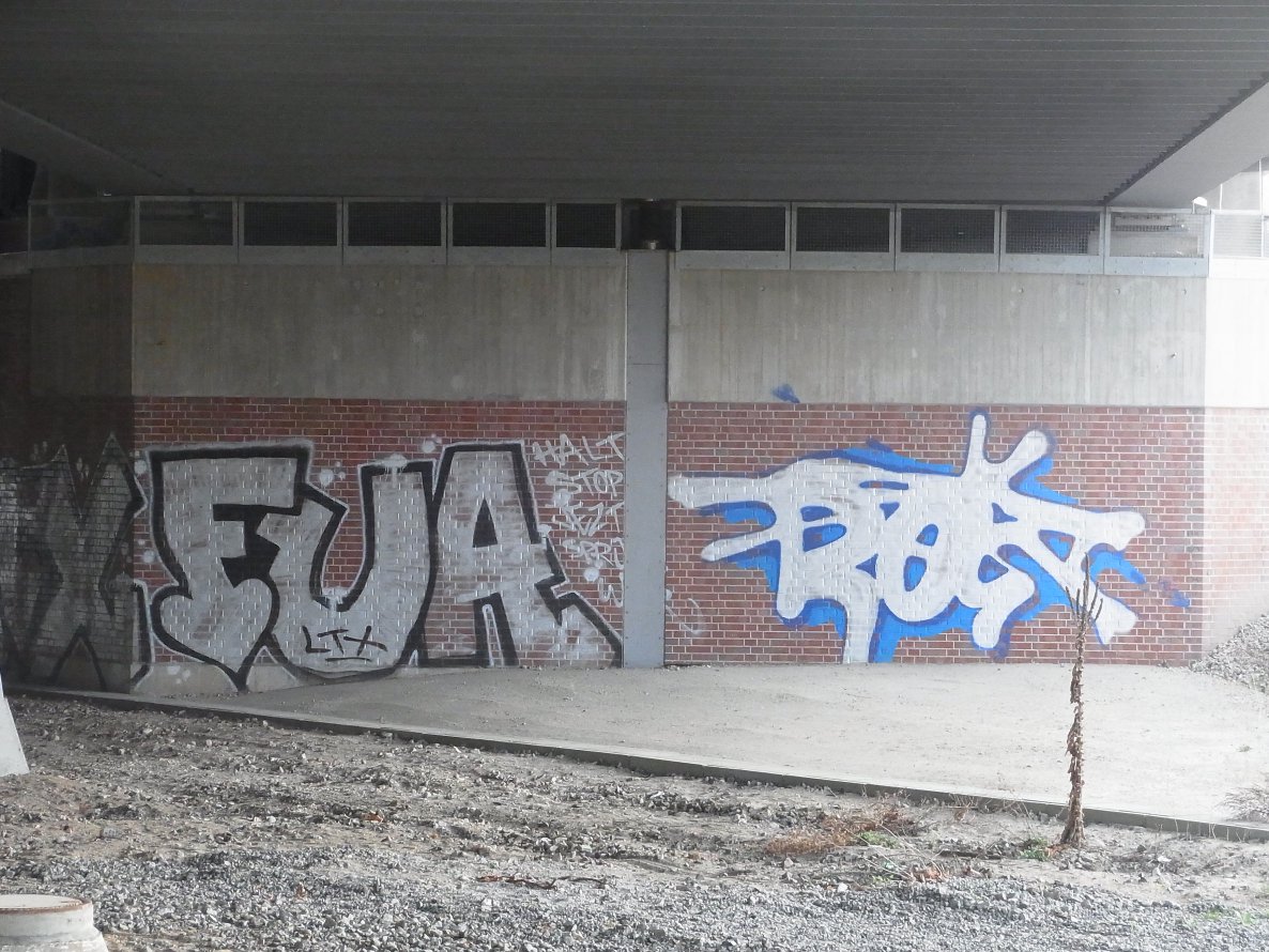 Graffiti Bombing - Photo by staubsauger - fua, roy, berlin
