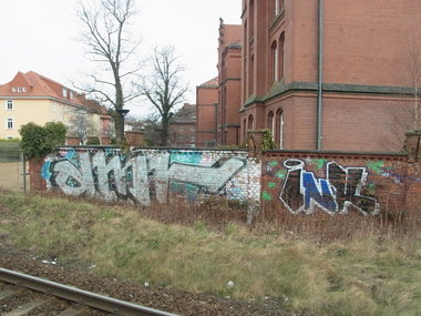 Graffiti Bombing - Photo by staubsauger - dmr, ink, rostock