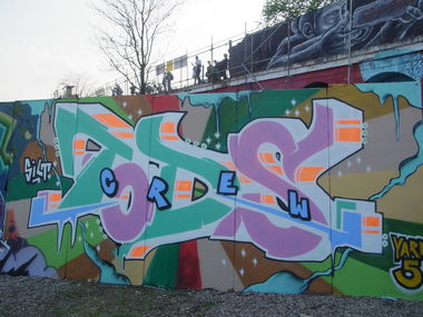Graffiti Wall - Photo by staubsauger - tods, yard5jam, berlin