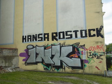 Graffiti Bombing - Photo by staubsauger - ink, hansa, rostock