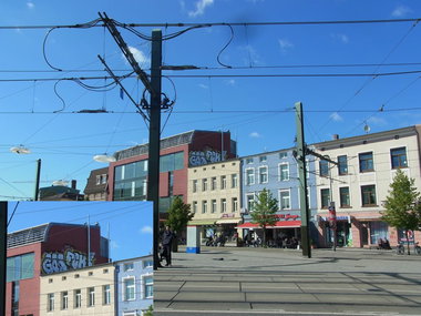 Graffiti Bombing - Photo by staubsauger - god, fch, hansa