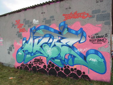 Graffiti Wall - Photo by staubsauger - akte, tlb, greifswald