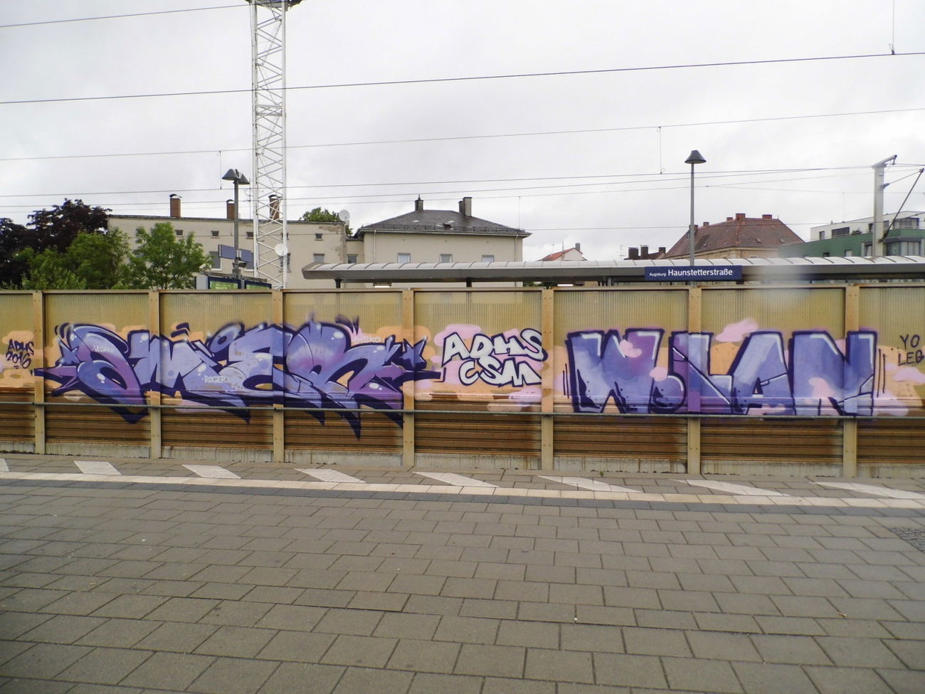 Graffiti Bombing - Photo by staubsauger - Amer, Wlan, Augsburg