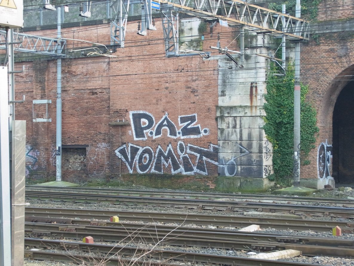 Graffiti Bombing - Photo by staubsauger - PAZ, Vomit, Vicenza