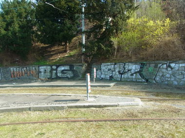 Graffiti Bombing - Photo by staubsauger - BIG, FCZ, Prag