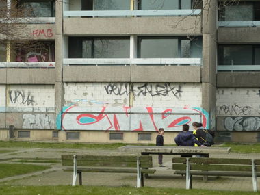 Graffiti Bombing - Photo by staubsauger - CMB, Dortmund