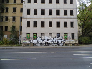 Graffiti Bombing - Photo by staubsauger - ORG, Leipzig