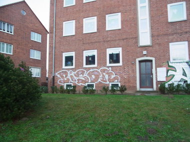 Graffiti Bombing - Photo by staubsauger - Bisor, Rostock