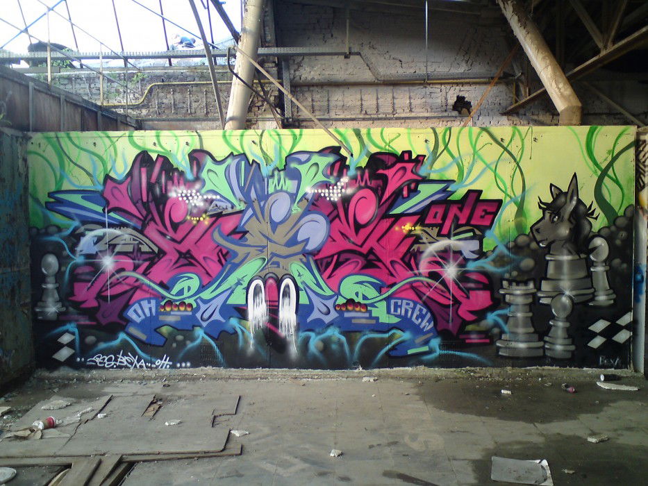 Graffiti Wall in bonn - Photo by stencilartist - ges, oh