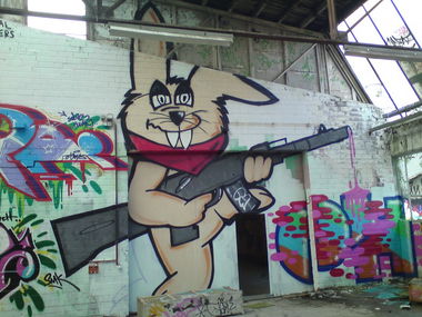 Graffiti Wall in bonn - Photo by stencilartist - oh