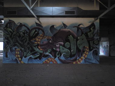 Graffiti Wall in bonn - Photo by stencilartist - oh, inf, ker