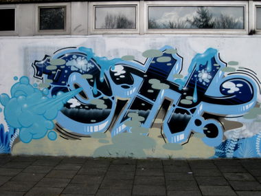 Graffiti Bombing in Germany - Photo by stencilartist - oh, ther