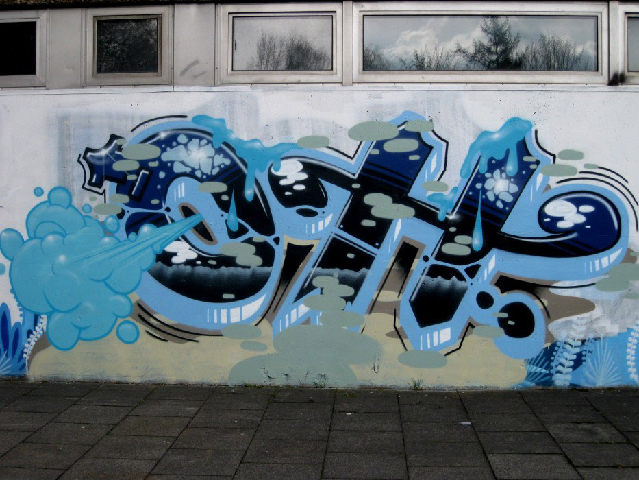 Graffiti Bombing in Germany - Photo by stencilartist - oh, ther