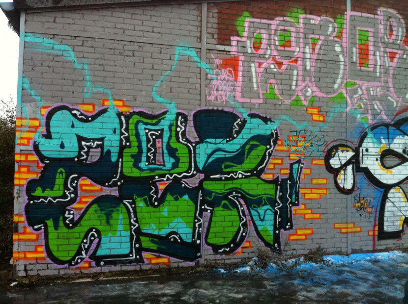 Graffiti Wall in Germany - Photo by stencilartist - zek