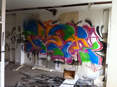 Graffiti Wall in Germany - Photo by stencilartist - zek