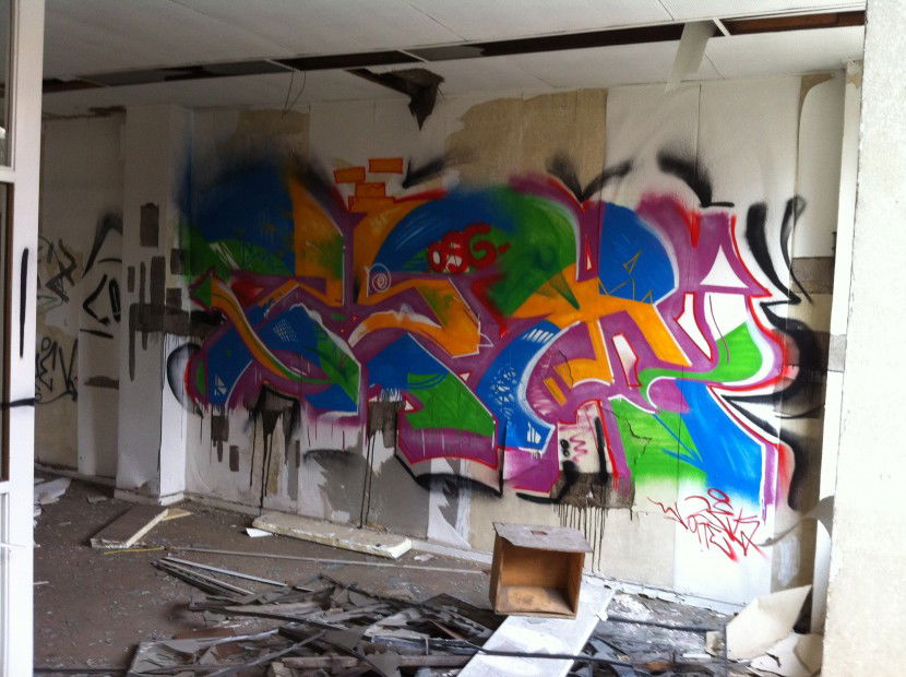 Graffiti Wall in Germany - Photo by stencilartist - zek