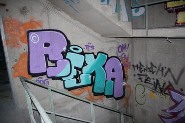Graffiti Wall - Photo by stencilartist - bexa, frog, oh
