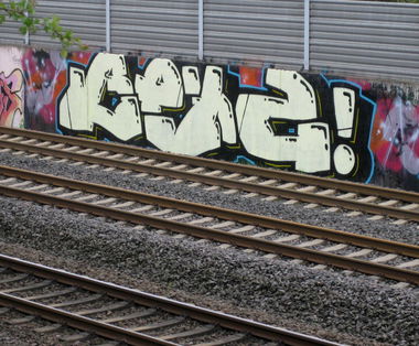 Graffiti Bombing - Photo by stencilartist - bexa
