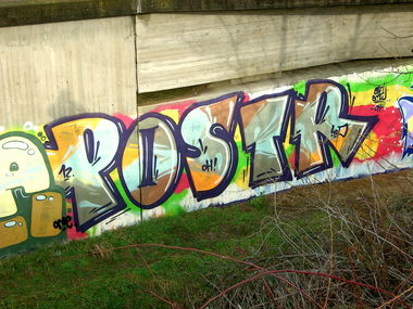 Graffiti Wall - Photo by stencilartist - postr, oh, sod