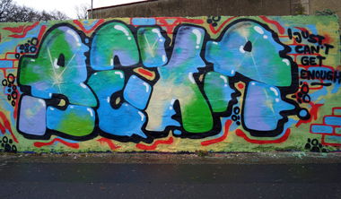 Graffiti Wall - Photo by stencilartist - bexa, oh