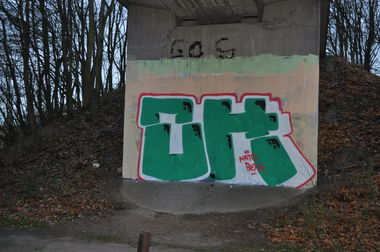 Graffiti Wall - Photo by stencilartist - oh, bexa, nato