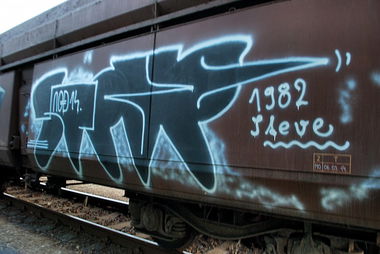 Graffiti Train - Photo by steve1982 - steve, 1982, nod