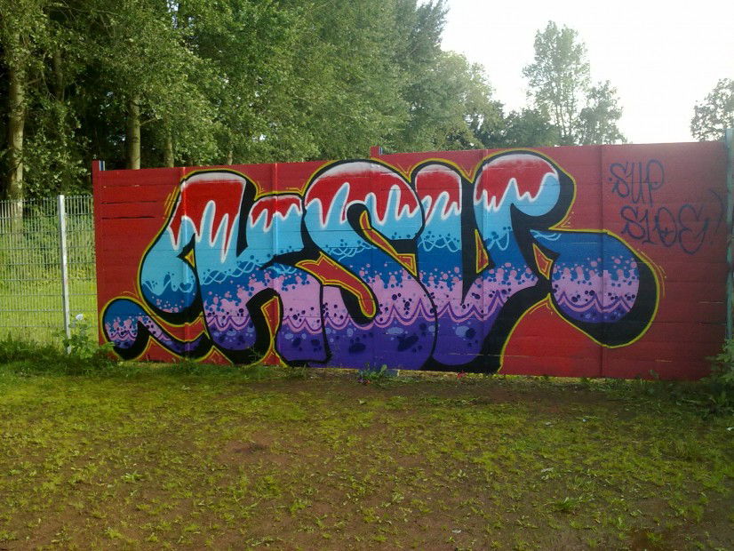 Graffiti Wall - Photo by stillenacht - Ksv, Ssk, Supside (2012)