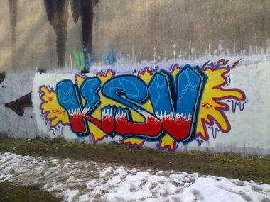 Graffiti Wall - Photo by stillenacht - Ksv, Ssk, Supside (2013)