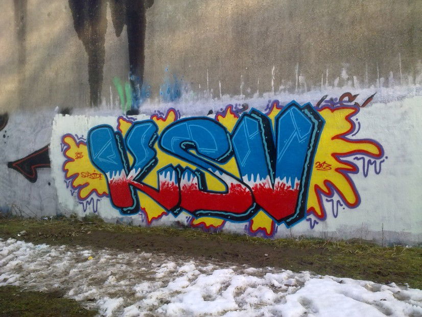 Graffiti Wall - Photo by stillenacht - Ksv, Ssk, Supside (2013)