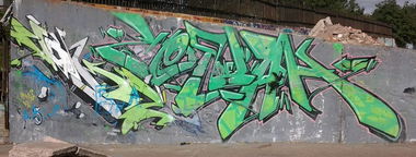 Graffiti Wall - Photo by stomper - england