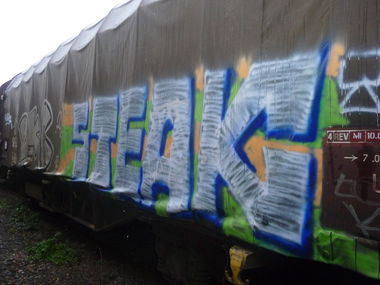 Graffiti Train - Photo by strasbourgraffiti