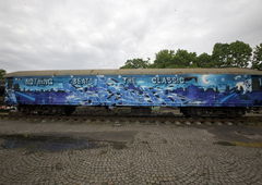 Graffiti Train - Photo by strasbourgraffiti - molotow, train
