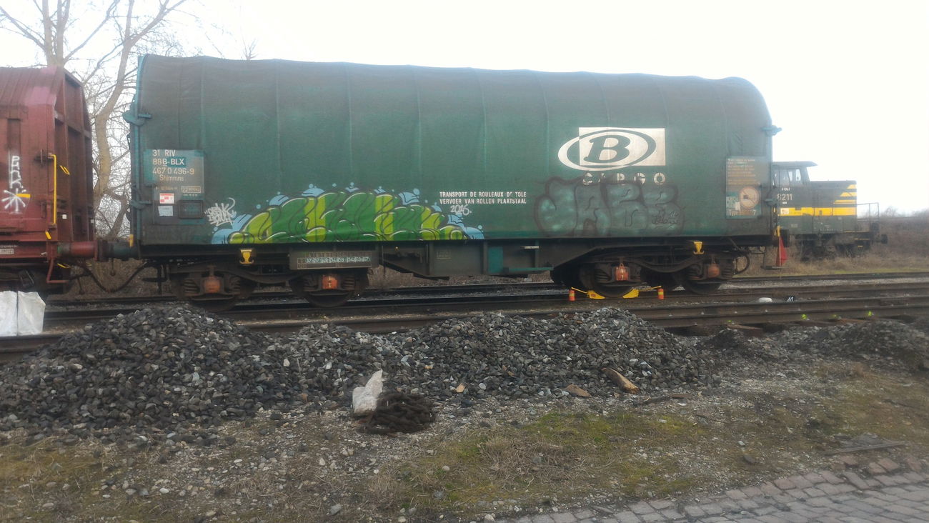 Graffiti Train - Photo by strasbourgraffiti