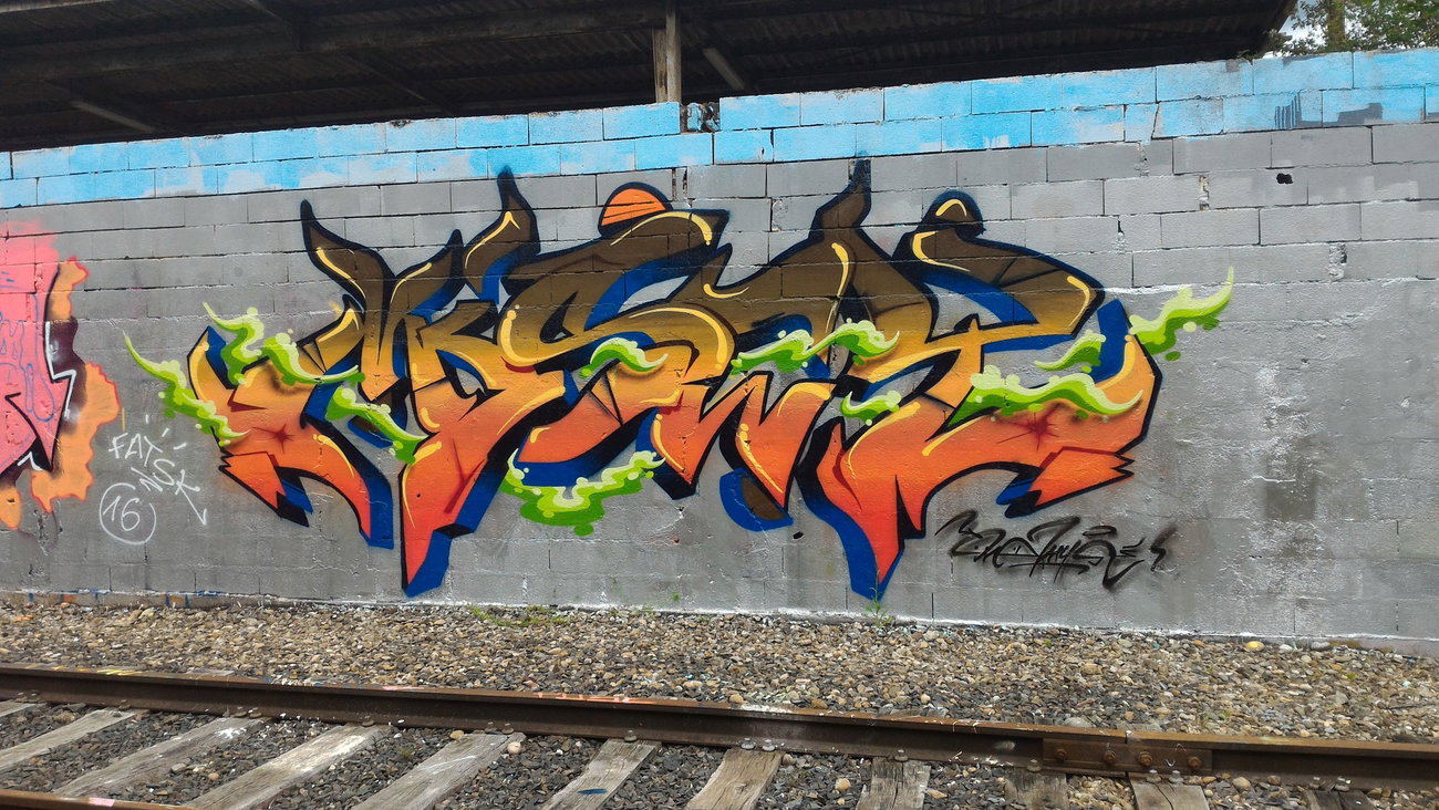 Graffiti Wall - Photo by strasbourgraffiti