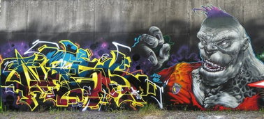 Graffiti Wall - Photo by strasbourgraffiti