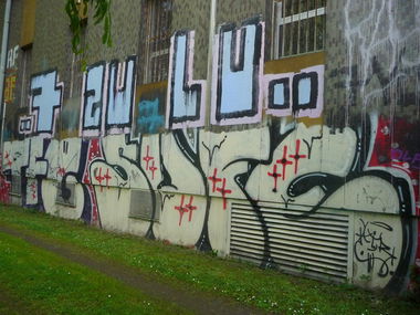 Graffiti Bombing - Photo by strasbourgraffiti