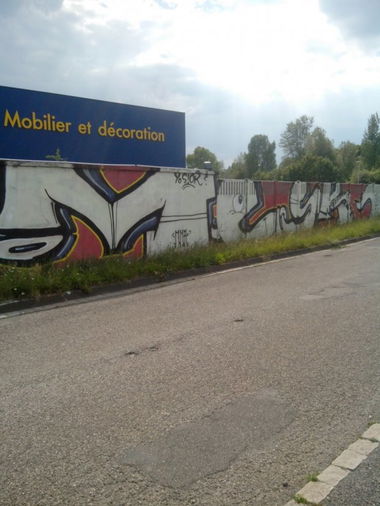 Graffiti Bombing - Photo by strasbourgraffiti