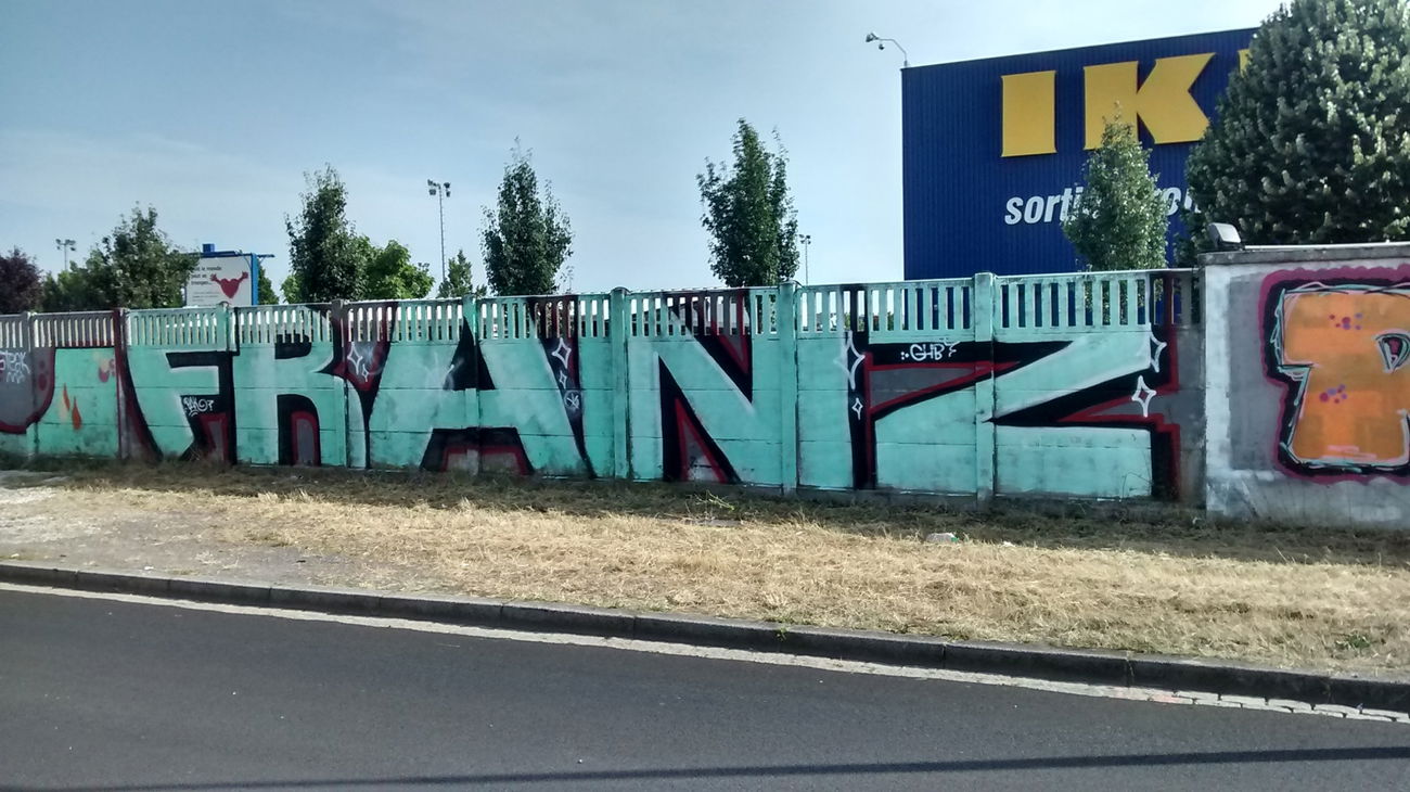 Graffiti Bombing - Photo by strasbourgraffiti