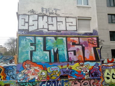 Graffiti Bombing - Photo by strasbourgraffiti
