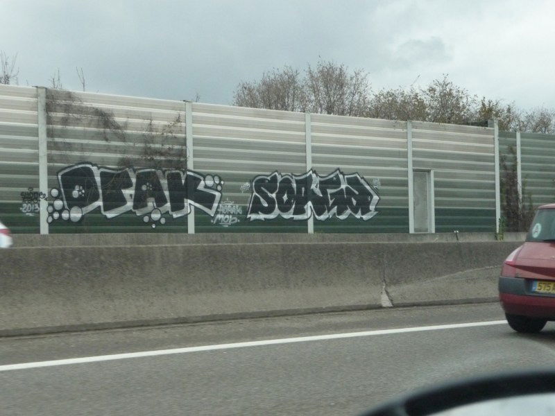 Graffiti Bombing - Photo by strasbourgraffiti