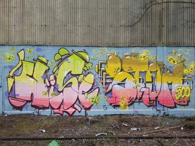 Graffiti Wall - Photo by strasbourgraffiti