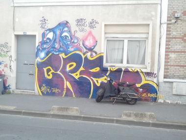 Graffiti Bombing - Photo by strasbourgraffiti