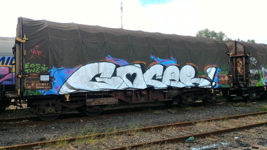 Graffiti Train - Photo by strasbourgraffiti