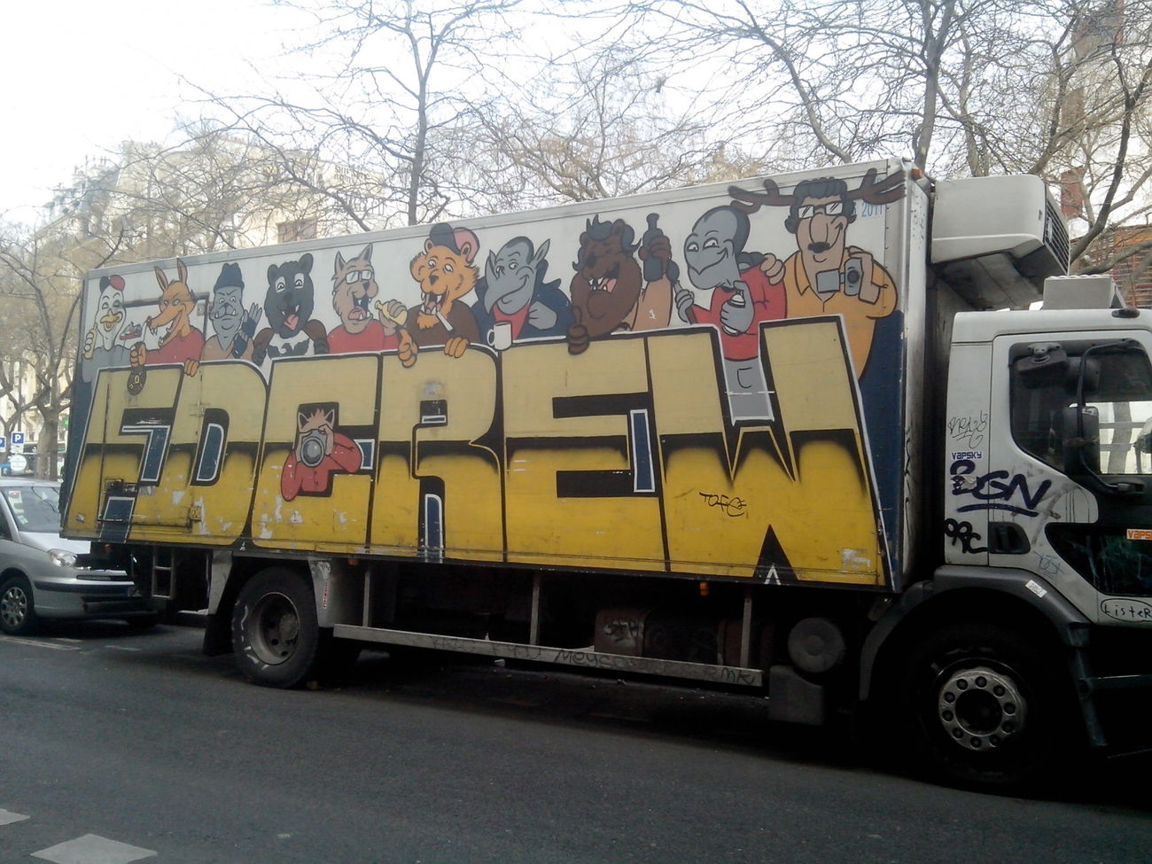 Graffiti Bombing - Photo by strasbourgraffiti