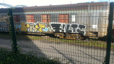 Graffiti Train - Photo by strasbourgraffiti
