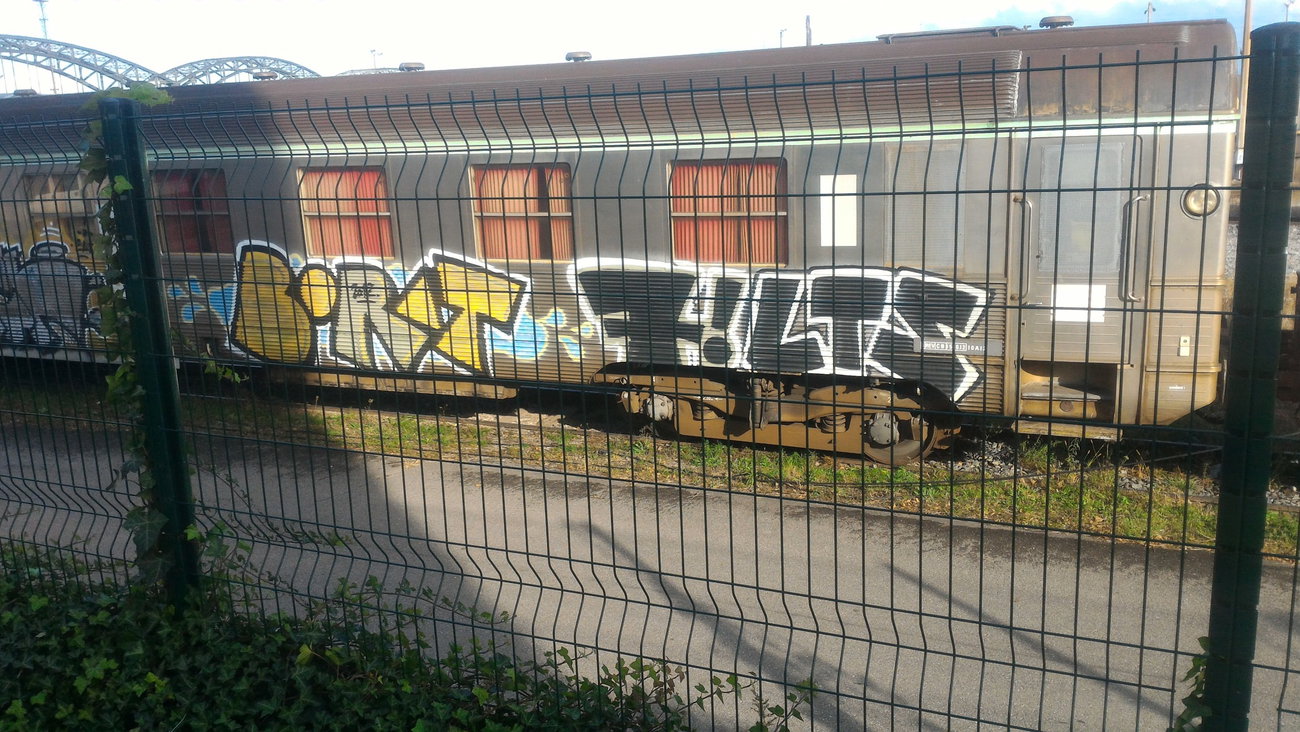 Graffiti Train - Photo by strasbourgraffiti