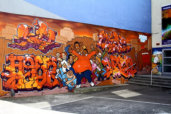 Graffiti Wall - Photo by strasbourgraffiti - jupe, hoes, wise