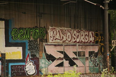 Graffiti Bombing in Strasbourg - Photo by strasbourgraffiti - EST, Makio, Sorga