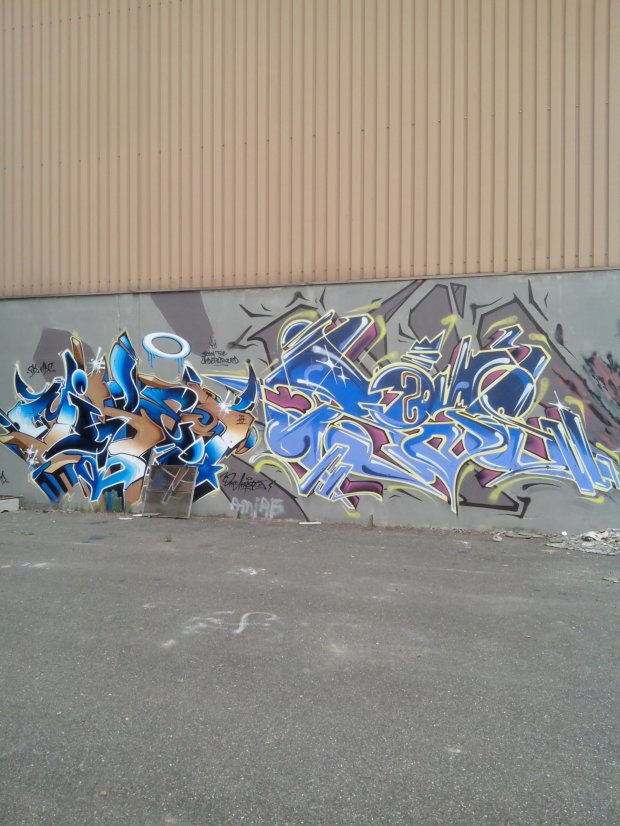 Graffiti Wall in Schiltigheim - Photo by strasbourgraffiti - Mysé, Roys, graffiti (éà&')